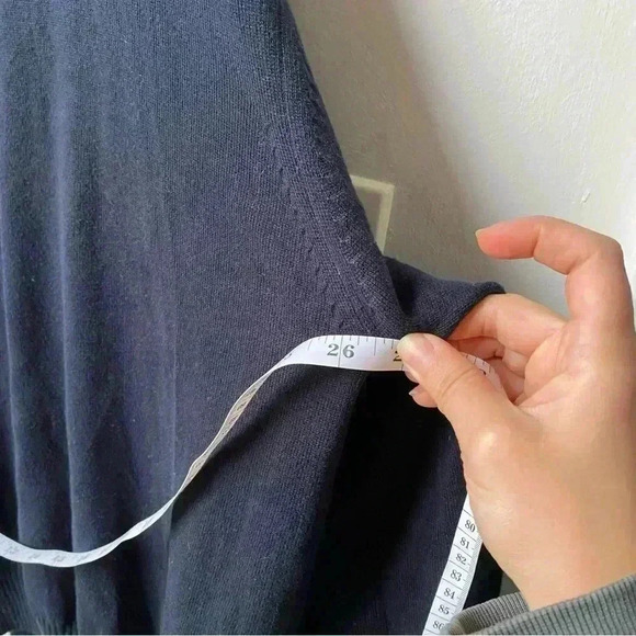 Alex Cannon Navy Blue 100% Cotton Turtleneck Sweater - Size XL - Picture 11 of 11